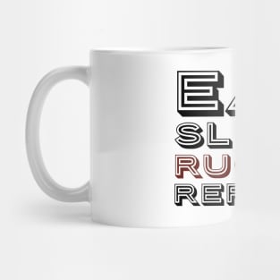 Rugby funny typography Mug